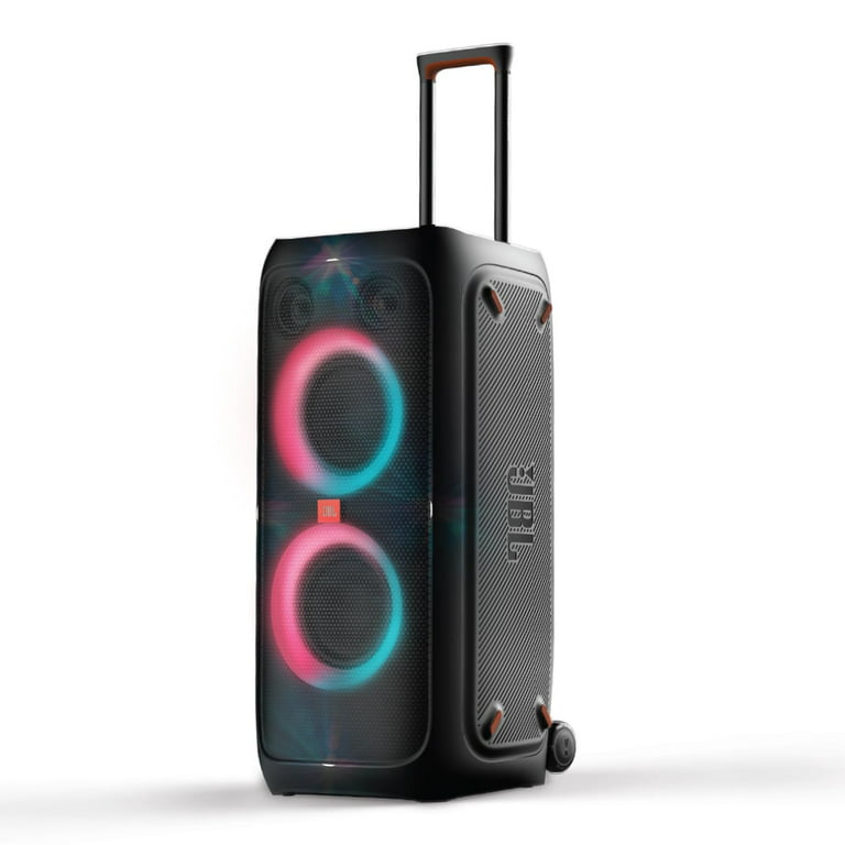 Partybox 310MC – Enceinte Bluetooth portable de karaoké au son puissant  avec effets lumineux éblouissants – Prise USB & micro inclus – Autonomie  18hrs – Noir 