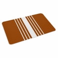 thumbnail image 2 of Burnt Orange White Stripe Door Mat&nbsp;Indoor Outdoor Entrance,Non Slip Rug for Kitchen Bathroom Entryway Rug,Modern Rustic Vertical Striped Washable Doormat Floor Mat 20x31.5 Inch, 2 of 8