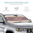 thumbnail image 3 of Fuzoiu Fashion Tatreez Print Car Windshield Sunshade,Foldable Reflective Sun Visor,Windshield Sun Shade,UV Rays Sun Visor Shade,Auto Front Sun Shield Shade-Small, 3 of 8