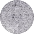 thumbnail image 2 of Rugs.com Oregon Collection Rug – 7 Ft Round Gray Low-Pile Rug Perfect For Kitchens, Dining Rooms, 2 of 8