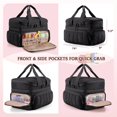 thumbnail image 2 of Bolsa organizadora para costura Marscamd Puffer de gran capacidad negra, 2 of 8