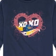 thumbnail image 3 of Hot Wheels - XOXO Heart - Toddler And Youth Long Sleeve Graphic T-Shirt, 3 of 5