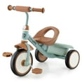thumbnail image 1 of Tricycle Babyjoy pour Enfants Tricycle pour Tout-Petits avec Siège Ajustable et Panier de Rangement Vélo à 3 Roues Vert, 1 of 10