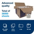 thumbnail image 2 of High Capacity Toilet Paper Rolls White T26, 2-Ply Bath Tissue, 36 Rolls 1000 Sheets Per Roll, Commercial Grade for Office Hospital Restroom, 110292A, 2 of 6