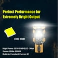 thumbnail image 6 of 2PCS 921 912 T15 LED Backup Light Bulbs 6000K White for Auto, 6 of 7
