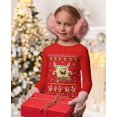 thumbnail image 3 of Tstars SpongeBob Reindeer Kids Funny Holiday Shirt Christmas Gifts for Boys Youth Long Sleeve T-Shirt, 3 of 6