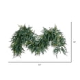thumbnail image 4 of Vickerman 6' X 14" Artificial Mixed Fern Cedar Doublesided Garland, 4 of 4
