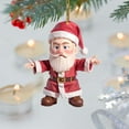 thumbnail image 1 of onlyliua ¡ Ofertas de Liquidación de Hoy Prime! Adorno Colgante Navideño Adorno para Árbol de Navidad Casa de Papá Noel Adorno Colgante Acrílico, 1 of 7