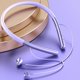 thumbnail image 5 of Banda para El Cuello con Micrófono In-ear Inalámbrico Cancelación de Ruido Carga Rápida Deportes Auriculares Bluetooth Auriculares Auriculares para Ne - Púrpura, 5 of 8