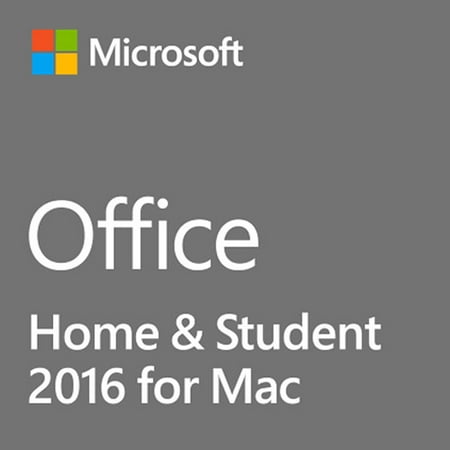 Microsoft Office 2016 Home & Student 1 Mac Non-commercial, Medialess Office Suite Box Intel-based Mac (Best Office For Mac)