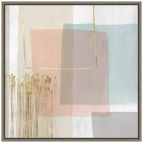 Amanti Art Blushed I Framed Canvas Wall Art Print