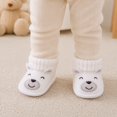 thumbnail image 2 of OOOUM Baby Booties Newborn Bear First Walkers Cozy Knit Soft Sole Infant Shoes,CN:One Size, 2 of 6