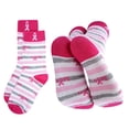 thumbnail image 4 of Gravity Threads Women's Breast Cancer Awareness Socks Pink Ribbon, 4 Pairs, 4 of 4