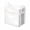 White, variant on CoreLiving Foldable Books Box Waterproof Clear Storage Tote Bag with Heavy Duty Zipper for Moving Dormitory Household Organization and Stackable Storage