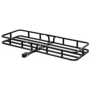 ARKSEN Heavy Duty Cargo Rack Carrier Luggage Basket For 2/1.25" Receiver Hitch, Storage for SUV Pickup, Camping, Traveling, 500 Lbs Capacity, 53" x 19" x 5" Basket - Black