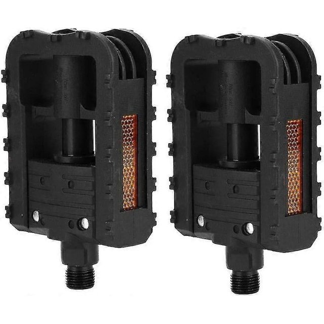 Bicycle Folding Pedals, Plastic Folding Bicycle Bicycle Pedals Outdoor Riding Accessories