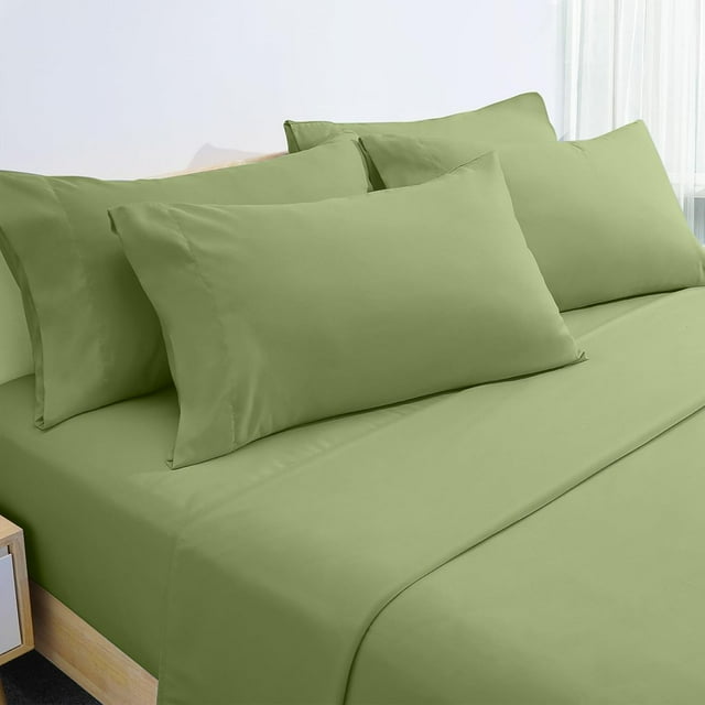 Piece Terracotta Bed Sheets Set Extra Soft Brushed Microfiber Bedding Rust Sheets Deep Pocket Wrinkle & Fade (Queen Burnt Orange)