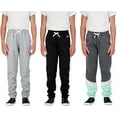 thumbnail image 3 of Hind Girls 3 Pack Fleece Joggers, Size 5-16, 3 of 4