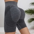 thumbnail image 4 of Arlun Women's Leggings 3D Anti-Cellulite High-Waist Sculpting Push-Up Yoga Fitness Workout Pants Solid Color Casual Peach-Shaped Design Comfy Sports Bottoms Dark Gray XL, 4 of 7