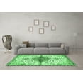 thumbnail image 3 of Ahgly Company Indoor Square Persian Emerald Green Traditional Area Rugs, 5' Square, 3 of 4