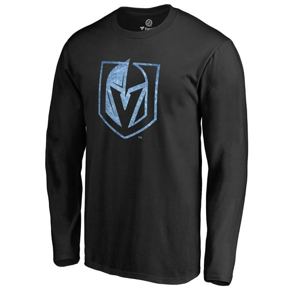 Men's Black Vegas Golden Knights Pond Hockey Long Sleeve T-Shirt