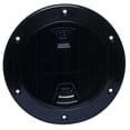 thumbnail image 1 of Beckson Marine DP40-B Smooth Center Screw Out Deck Plate- Black, 1 of 2