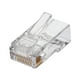 thumbnail image 1 of Bote con 100 Conectores RJ45 Qian para Cable Cat6 Tipo NW6100, 1 of 2
