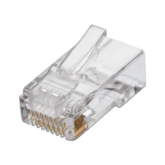 Bote con 100 Conectores RJ45 Qian para Cable Cat6 Tipo NW6100
