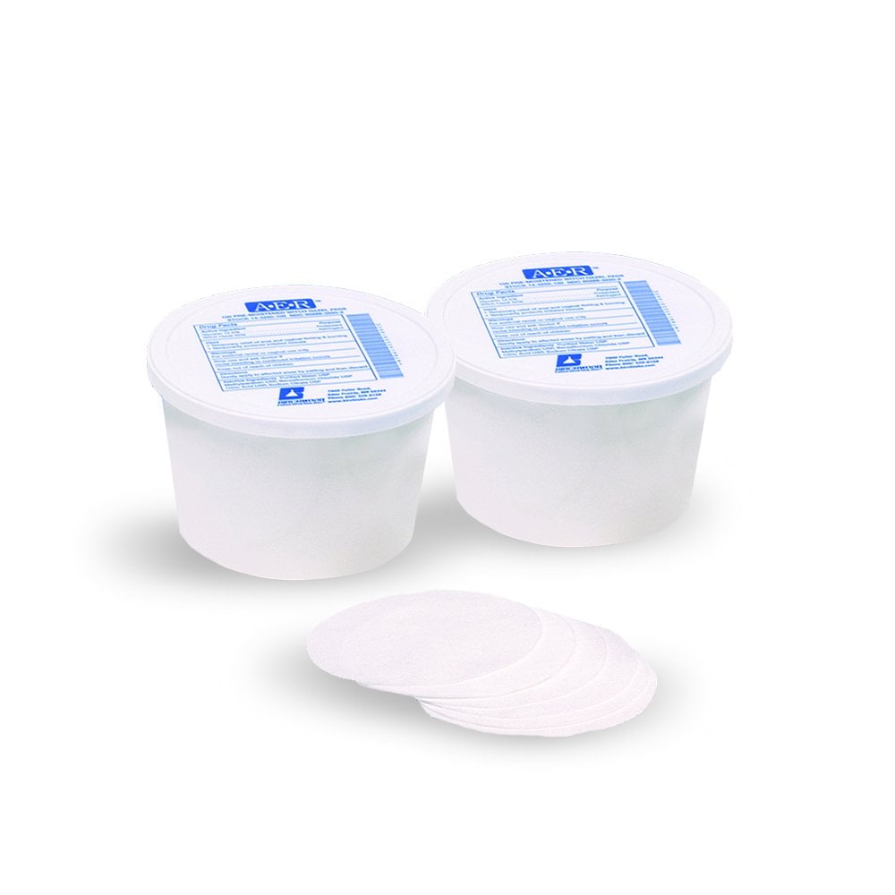 AER Witch Hazel Pads Hemorrhoid Relief (Set of 2 Jars of 40 pads)