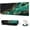 Emerald Marble, variant on Large Gaming Mouse Pad Extended Desk Pad XL Keyboard Mat Long Mousepad Decor Writing Pad 31.5x11.8inch Non Slip Rubber Base with Stitched Edges for Work, Game -Purple Marble