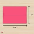thumbnail image 5 of Hot Pink A7 Bright Color Envelopes - 5 1/4 x 7 1/4 Inches - Perfect for 5x7 Photos, DIY Arts and Crafts Cards - for Professional and Homemade Projects - Pack of 50 Envelopes, 5 of 5
