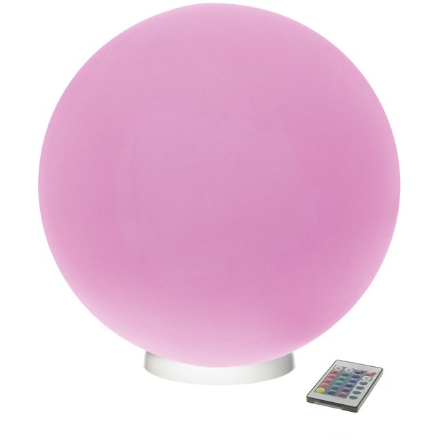 Modern Home Deluxe Floating LED Glowing Sphere w/Infrared Remote Control (20")