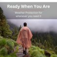 thumbnail image 7 of 10 Pack Emergency Rain Poncho for Outdoors, 7 of 7