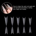 thumbnail image 4 of 500PCS/Bag Extra Long Stiletto Salon False Acrylic Half Cover Fake Nail Tips(Natural), 4 of 6