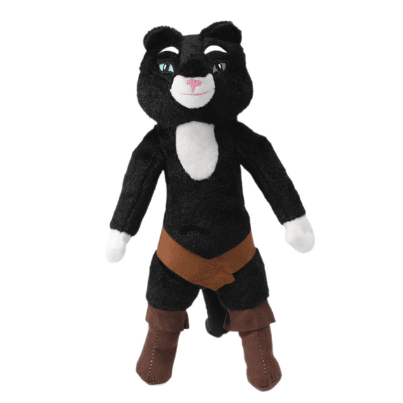 uiuoutoy Puss Cat Kitty Softpaws Plush Toy Stuffed Animal 12'' Figure Black