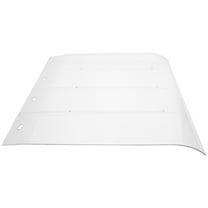 OFFIGAM Transparent PC Window Door Awning Outdoor Patio Balcony Sun Rain Cover 1Pack