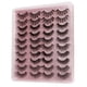 thumbnail image 3 of 20 Pairs Of Imitation Mink False Eyelashes Thick Eyelashes 3d False Eyelashes, 3 of 4