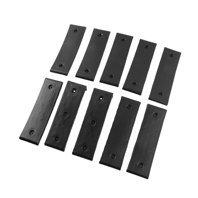 Toboganes Para Literas Para Remolques De Barcos, Color Negro, 3.0 X 10.0 In, Resistentes Para Remolques De Barcos, 10 Piezas, Carga De Lanzamiento Más Fácil, Estructura Fuerte