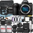 thumbnail image 1 of Nikon Z7 II Mirrorless Camera with NIKKOR Z DX 16-50mm VR Zoom Lens + 64GB Card + Case + Wideangle + Tripod + ZeeTech Accessory Bundle, 1 of 5