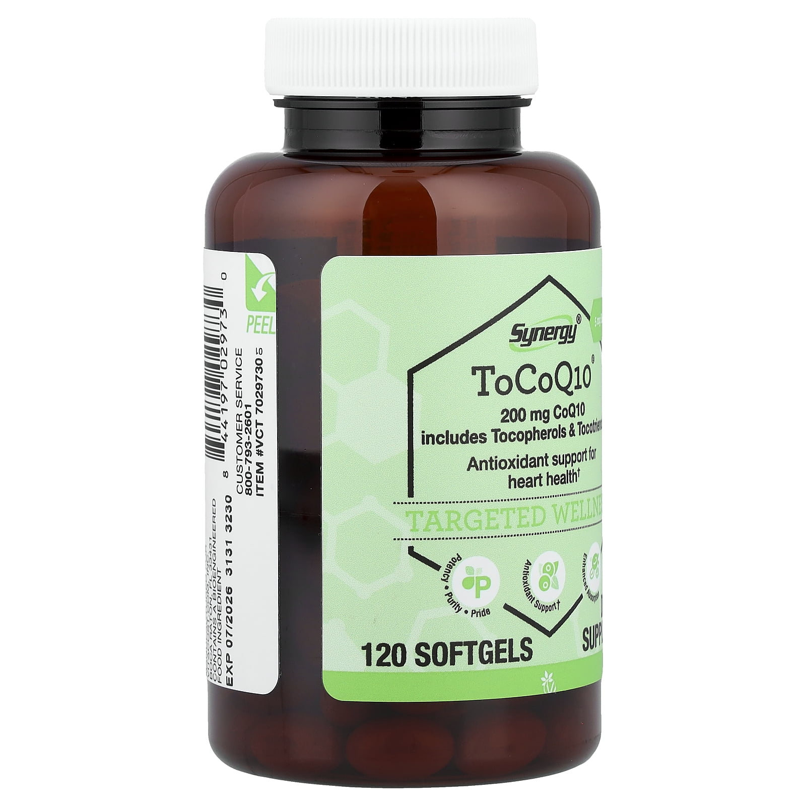 Vitacost Synergy®, ToCoQ10®, 120 Softgels