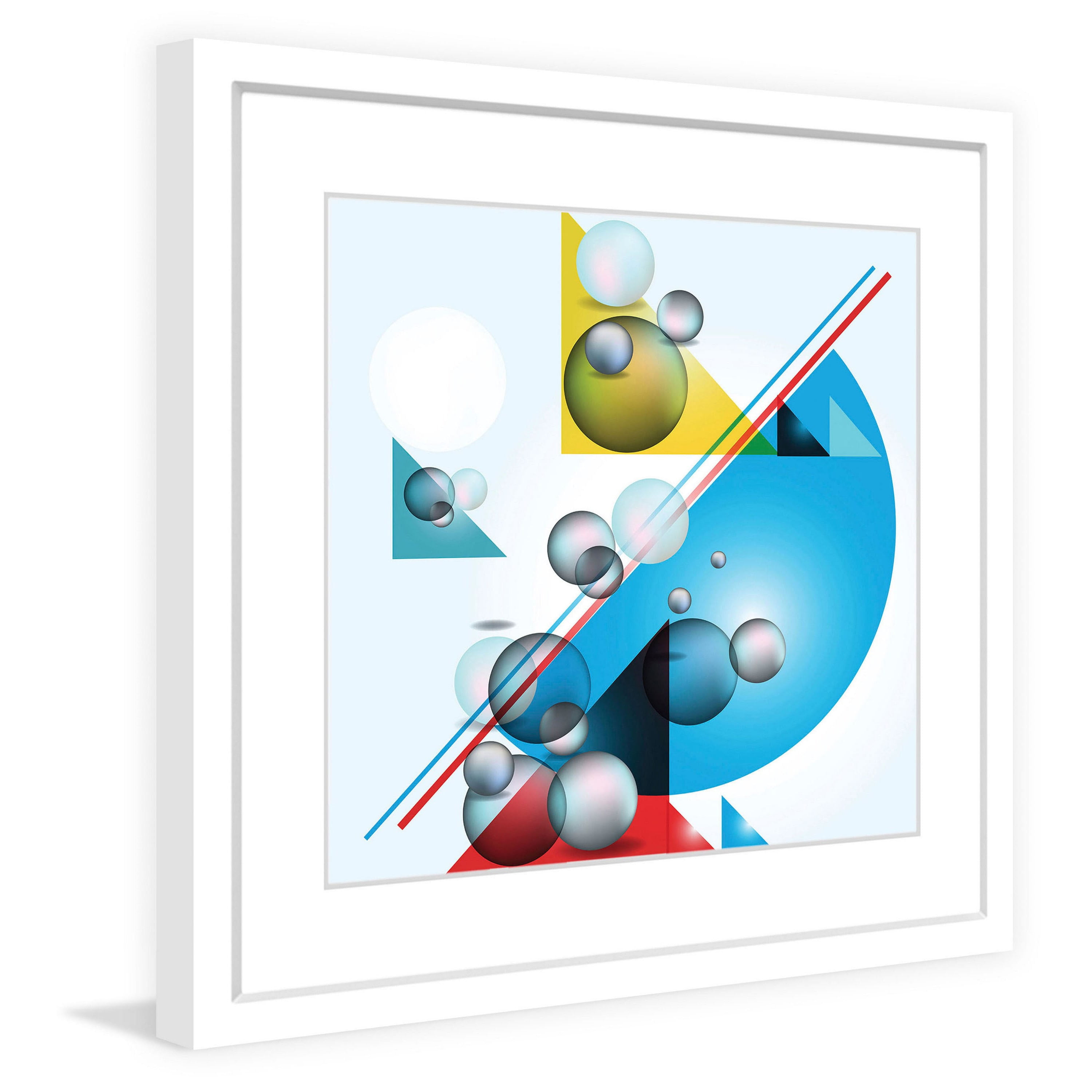 "Kinetic Design" Framed Painting Print