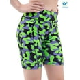 thumbnail image 5 of Deago Women's High Waist Workout Yoga Pants Running Compression Shorts Tummy Control with Side Pockets (Green, L), 5 of 9