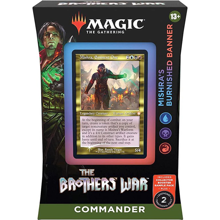 mtg the brothers war commander decks Magic: Gathering The Brothers' Retro-Frame Deck The Gathering Magic The Gathering: Brothers War