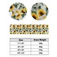 thumbnail image 6 of Xipuska Country Sunflowers Bed Runners for Twin Size Bed, Decorative Bed Throws for Foot of Bed, Retro Pastoral Floral Wooden Plank Bed Runner Sofa Throw Bedding Scarf Protector Slipcover for Bedroom, 6 of 6