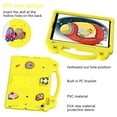 thumbnail image 6 of TECH CIRCLE for iPad 9th/8th/7th Gen 10.2" Kids Case,Cartoon Panda Shockproof Rugged Lightweight Convertible Handles Stand Kid Friendly Case with Pencil Holder for iPad 10.2 2021/2020/2019,Yellow, 6 of 7