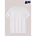 thumbnail image 3 of Reflection Fishing Printed Men's Comfortable Tee Shirt, Versatile Tees For Men, Lightweight Short Sleeve T-shirt For Summer Outdoor Activities, 3 of 5