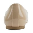thumbnail image 3 of Soda Kreme Comfortable Basic Shoes Women Ballet Flat Round Toe Gel Insole Beige Patent 7.5, 3 of 5