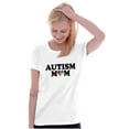 thumbnail image 4 of Autism Mom Awareness Puzzle Piece Womens Slim Fit Graphic Tee Brisco Brands X, 4 of 5