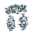 thumbnail image 2 of Arco de flores para boda, 3 piezas, arreglo floral, centro de mesa, letrero de bienvenida para boda, decoración para del día de San Valentín, 2 of 9