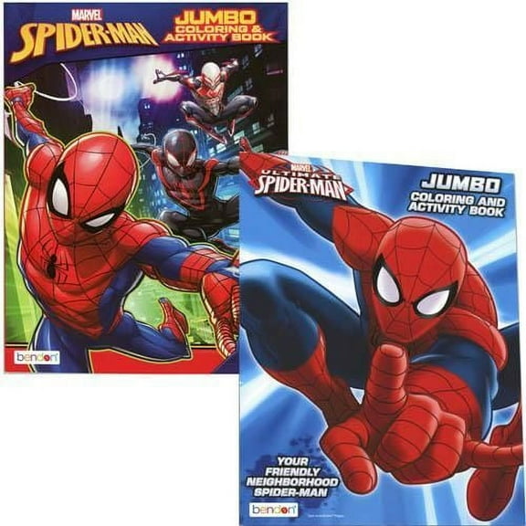 Spiderman 80pg Coloring Book 2 Asstd- 2 pcs